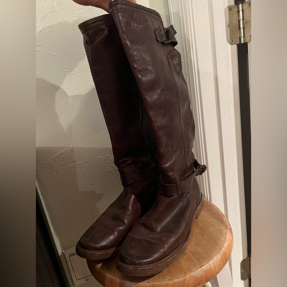 Frye Tall Slouch Riding Boot - Picture 2 of 6
